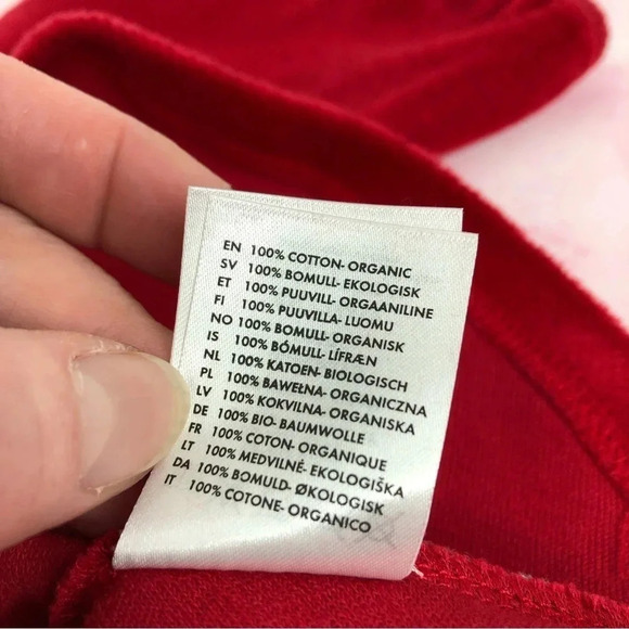 NWT Polarn O. Pyret holiday dress red velour ruffle size 1-2 months - Picture 8 of 11